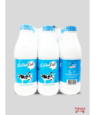 LAIT LE BON DEMI ECREME...