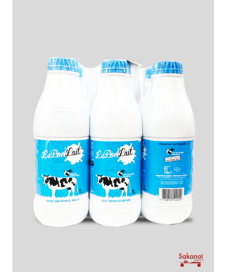 LAIT LE BON DEMI ECREME...