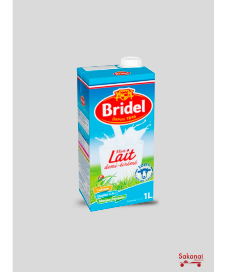 LAIT BRIDEL 1/2 ECREME 1L...