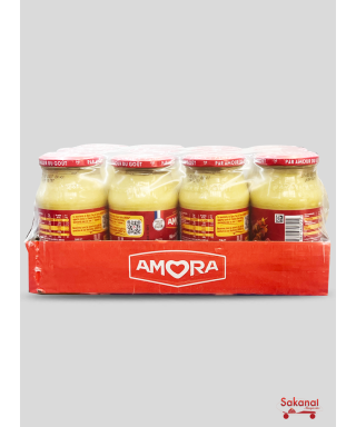 CARTON MOUTARDE AMORA 12*615G