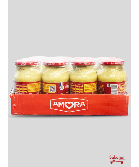 CARTON MOUTARDE AMORA 12*615G