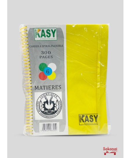 CAHIER A SPIRAL FLEXIBLE B5...