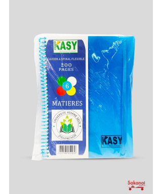 CAHIER A SPIRAL FLEXIBLE A4...