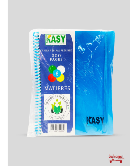 CAHIER A SPIRAL FLEXIBLE A4...