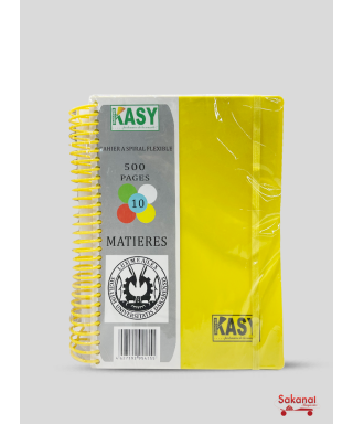 CAHIER A SPIRAL FLEXIBLE...