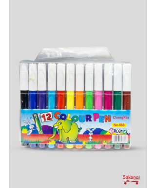 STYLO FEUTRE COULEUR 12PCS
