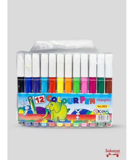STYLO FEUTRE COULEUR 12PCS