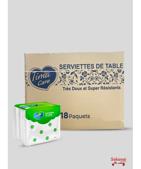 CARTON MOUCHOIR DE TABLE...