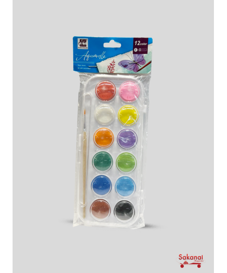 AQUARELLE  COULEUR PAQUETS...