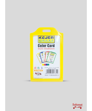 BADGE KEJER COLOR CARD SIZE...