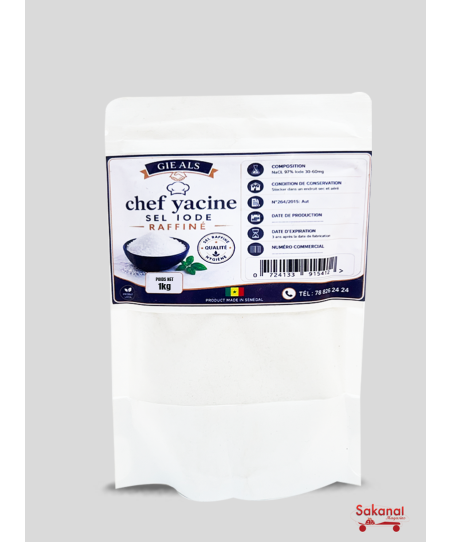 SEL IODE FIN CHEF YACINE  1KG