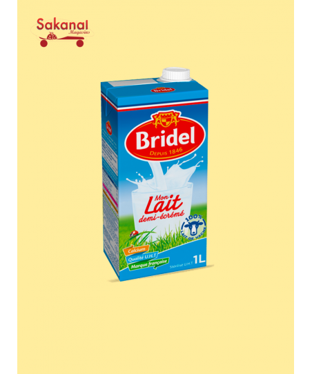 LAIT BRIDEL 1/2 ECREME 1L...